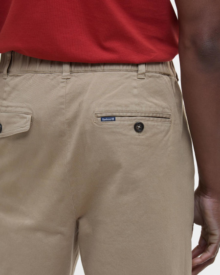 Washed Stretch Relaxed Trousers