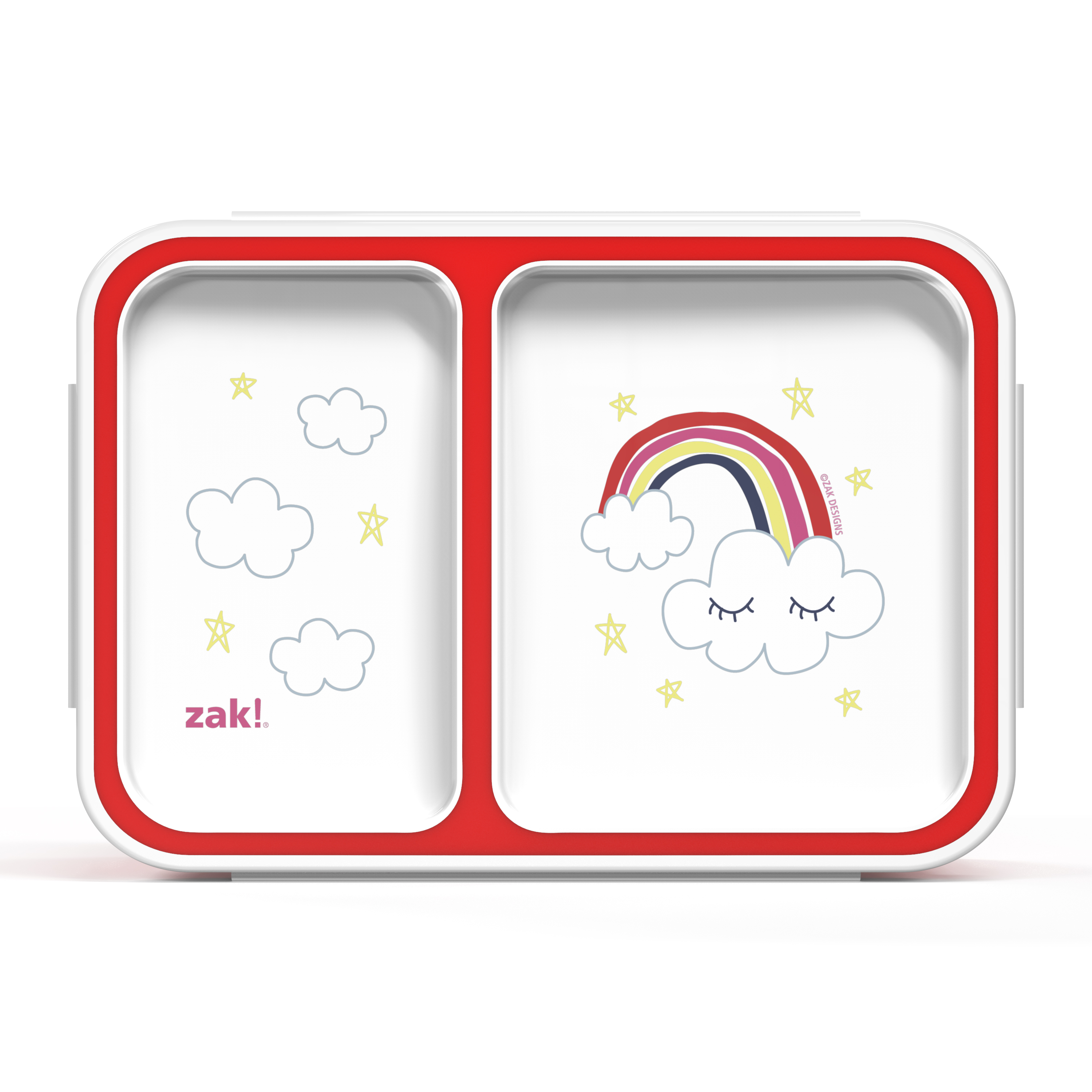 Happy Things Dual-compartment Reusable Bento Box, Clouds slideshow image 2 Happy Things Dual-compartment Reusable Bento Box, Clouds slideshow image 2