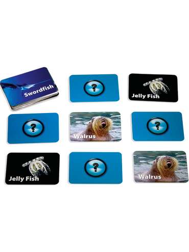 Photographic Memory Matching Game, Sea Life