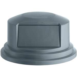 Rubbermaid Commercial, BRUTE, Dome, Resin, 55 gal, Gray, Receptacle Lid