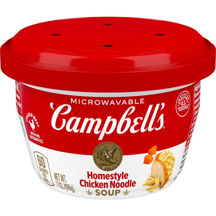 Homestyle Chicken Noodle Soup Microwavable Bowl