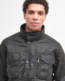Sapper Waxed Jacket Olive-Classic