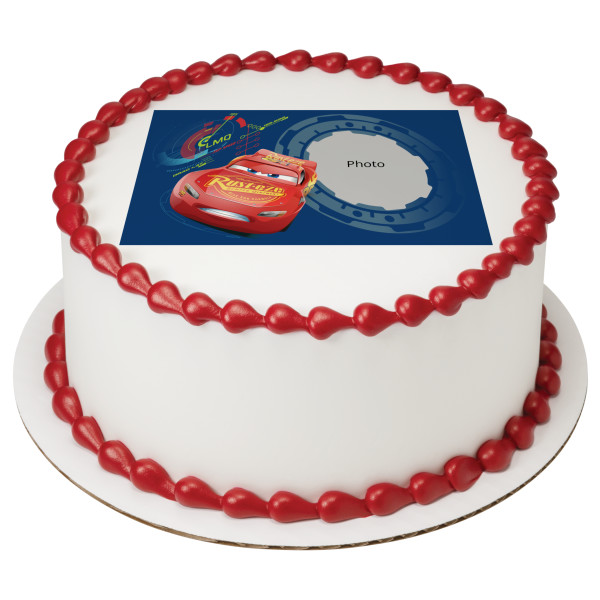 Disney and Pixar's Cars 3 Top Speed PhotoCake® Edible Image® Frame