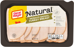 Natural No Antibiotics Ever Mesquite Smoked Turkey Breast 7 oz image