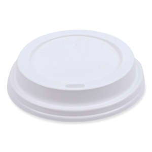 Boardwalk, Deerfield Hot Cup Lids, Fits 10 oz to 20 oz Cups, White