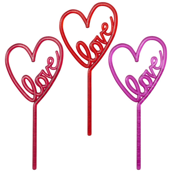 Neon Heart Assortment DecoPics®