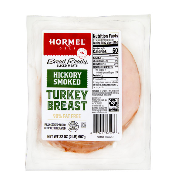 BREAD READY(r) Turkey, Smoked, .67 oz slices, 6/2 lb . C1CB - Front Center Inner Pack (Hi Res)