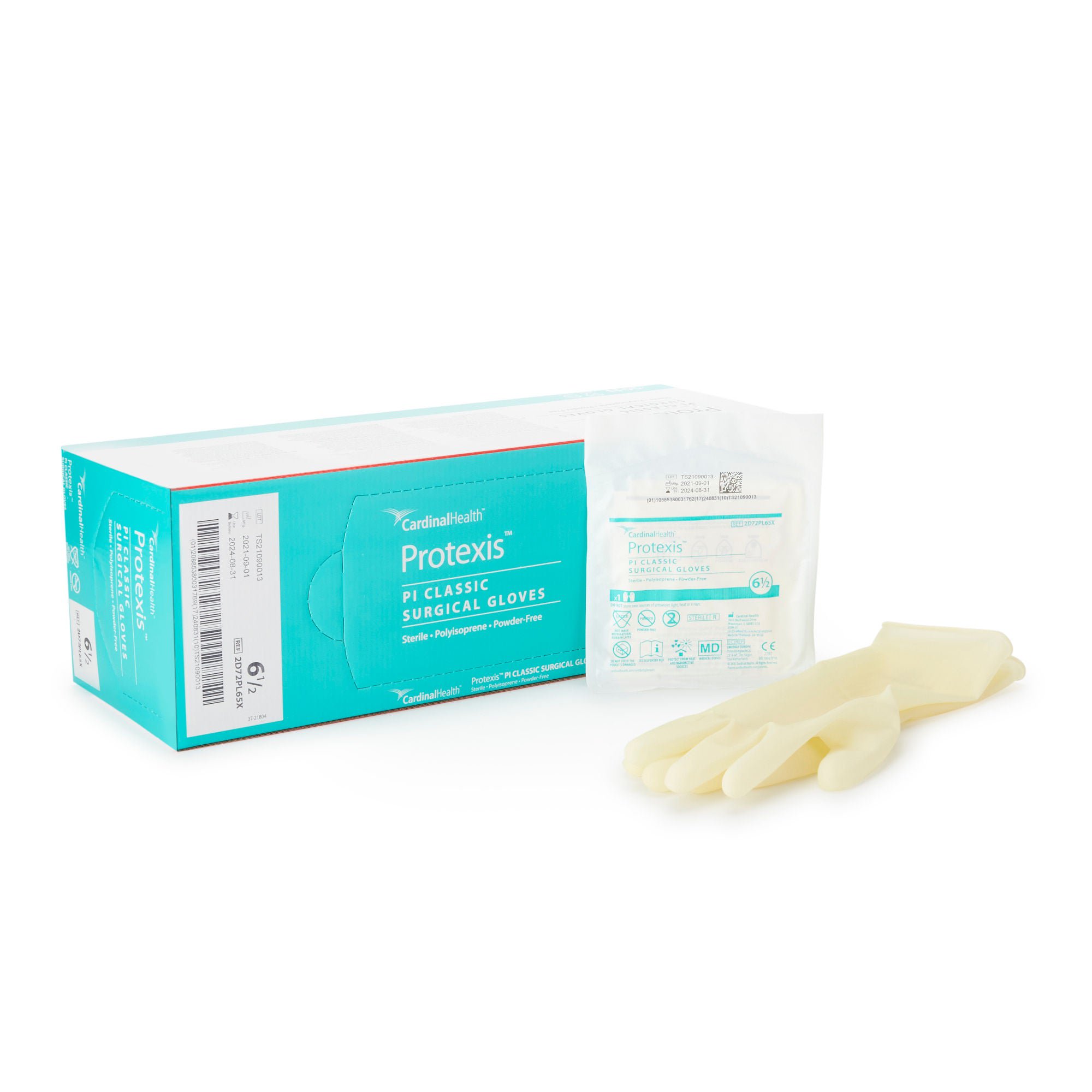 Protexis™ PI Classic Polyisoprene Surgical Glove, Size 6.5, Ivory