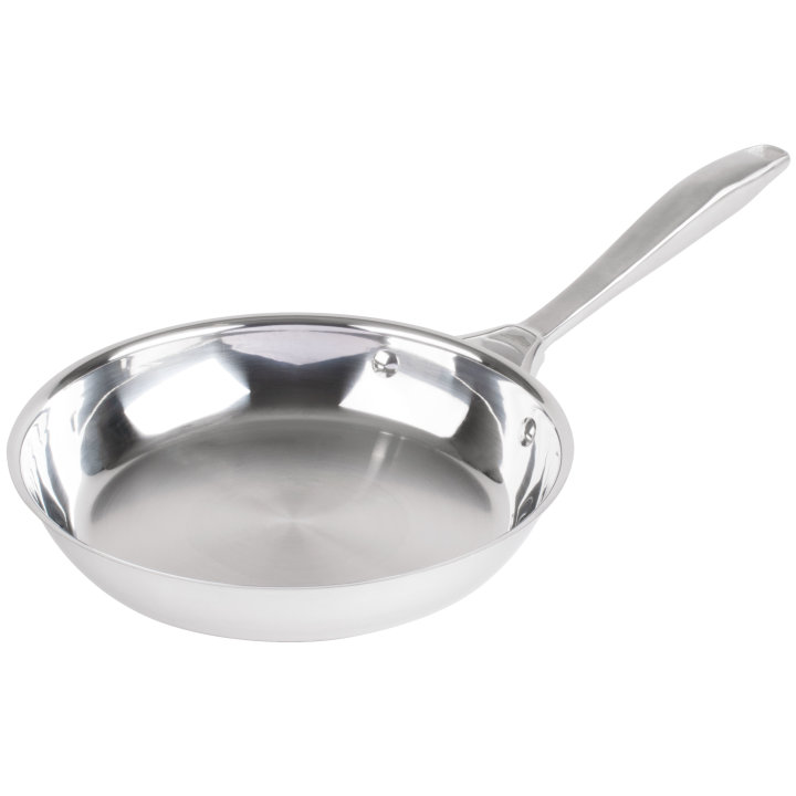 9 3/8-inch Intrigue® stainless steel fry pan with natural finish