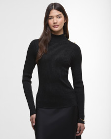 Stella Ribbed Jumper Black