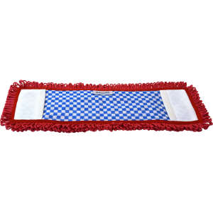 Hillyard, Trident, Premium Looped Microfiber Mesh Pocket Mop, 18"W, Red