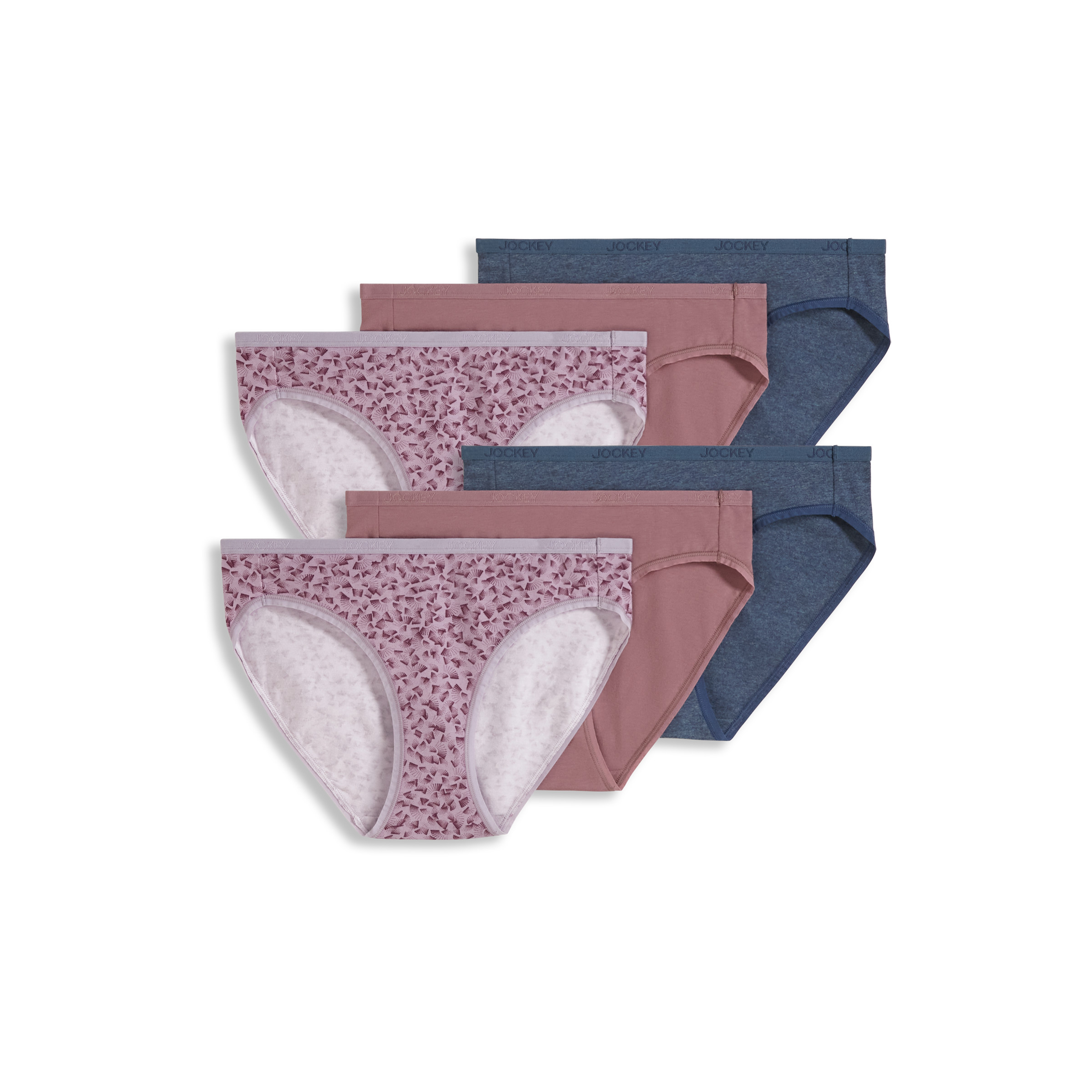 Jockey Women's Organic Cotton Stretch Logo Bikini - 6 Pack - Picture 12 of 16