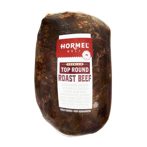 HORMEL(r) Top Round, Cap Off, Whole, 12%, Medium Rare, 1 pc . C1CB - Front Center Inner Pack (Hi Res)