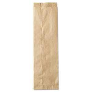 General, Liquor-Takeout Quart-Sized Paper Bags, 35 lb Capacity, 4.25" x 2.5" x 16", Kraft