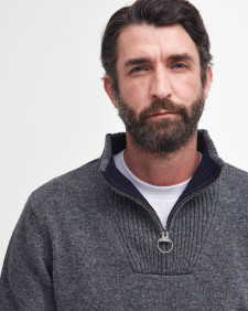 Nelson Essential Half-Zip Jumper Storm Grey