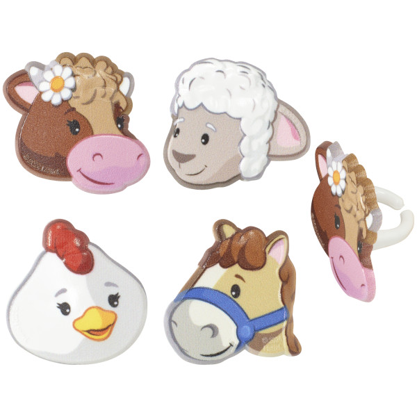 Fisher-Price™ Little People™ Farm Animal Friends Cupcake Rings