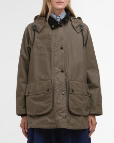 Barbour for Margaret Howell Women's  Waxed Parka Kelp