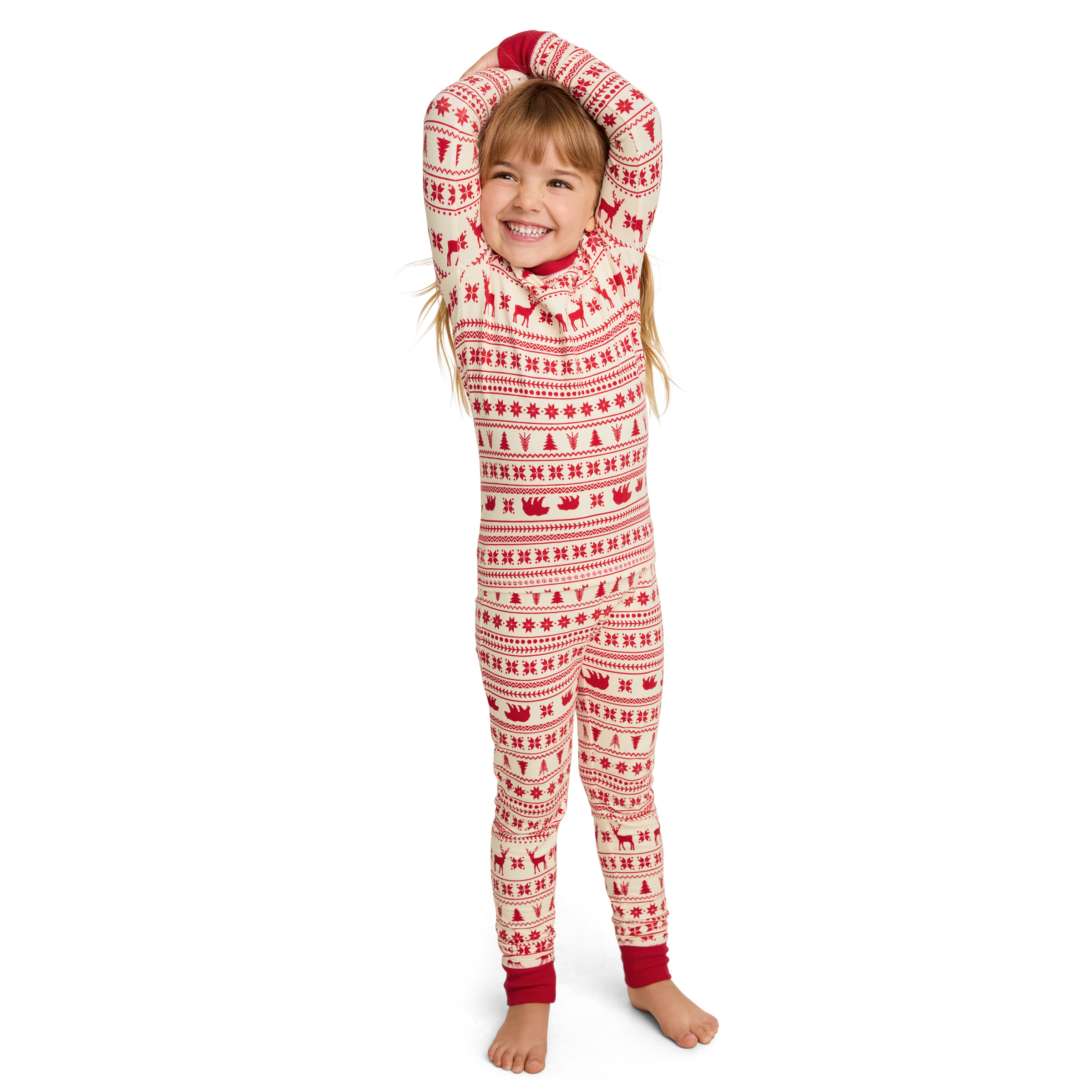 Jockey Unisex Kids' Fam Jams Long Sleeve Top and Jogger Set - Picture 2 of 12