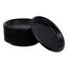 Boardwalk, Hi-Impact Plastic Dinnerware, Plate, 9" dia, Black