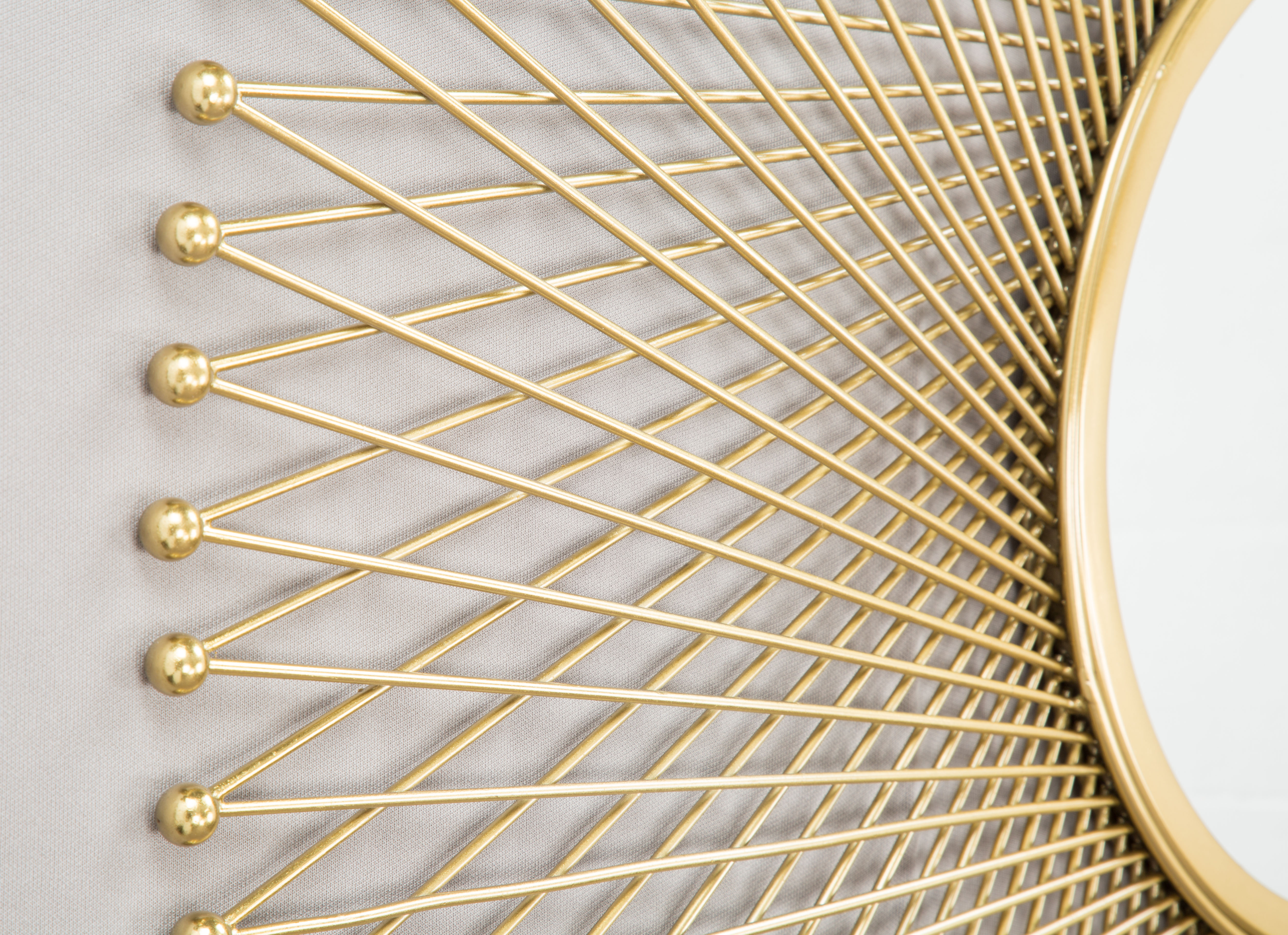 Glow Round Mirror Gold product image