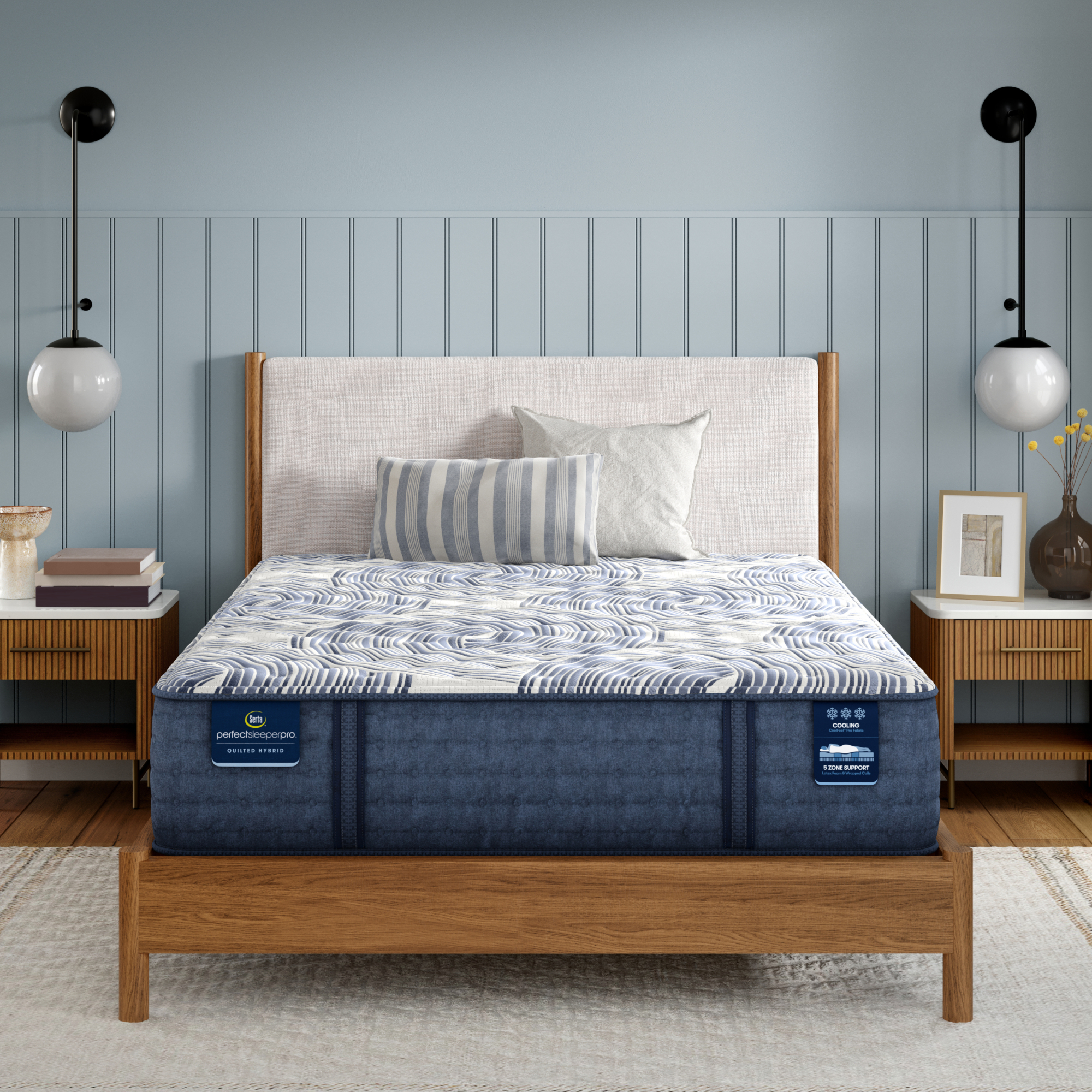 Serta Perfect Sleeper Pro Geneva 13.5" Latex Hybrid Firm Mattress