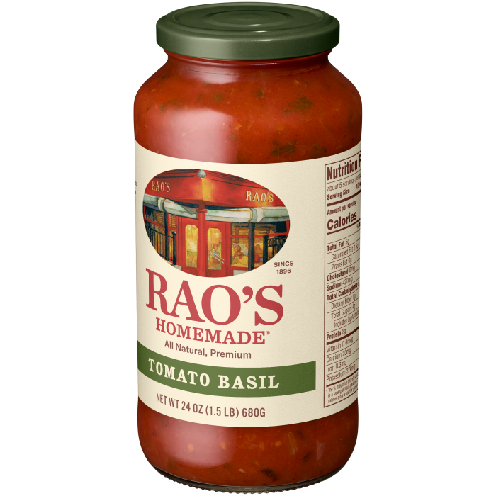 Tomato Basil Sauce, 24 oz - Right angle Image