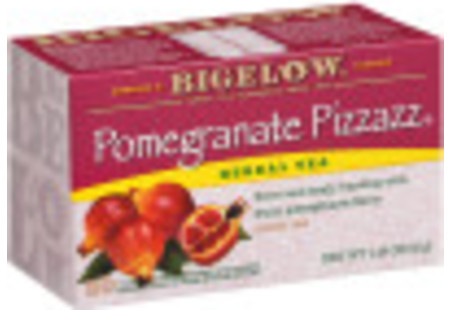 Pomegranate Pizzazz Herbal Tea - Case of 6 boxes- total of 120 teabags