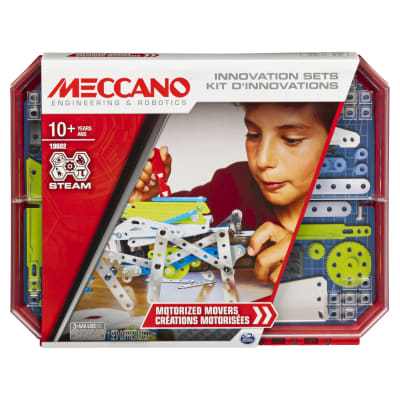 Meccano, Motorized Movers S.T.E.A.M. Building Kit with Animatronics, for Ages 10 and Up