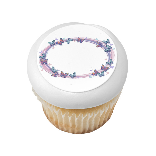 Fluttering Butterflies Sheet PhotoCake® Edible Image®