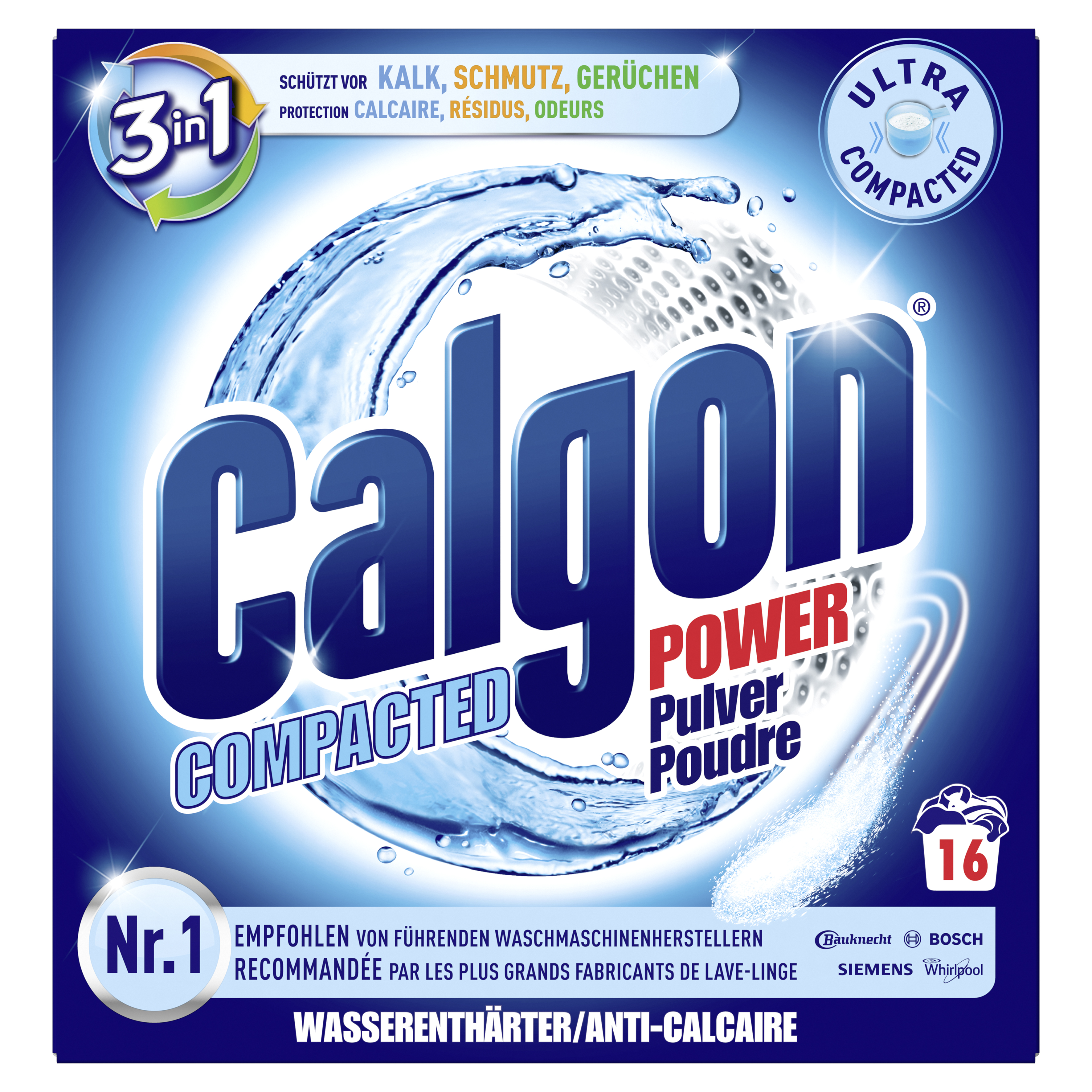 Calgon 3in1 Power Pulver 500g