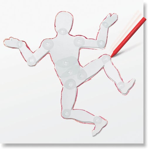 Poseable People Stencils
