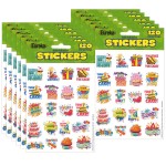 Eureka&reg; Birthday Theme Stickers, 120 Per Pack, 12 Packs EU-655062-12