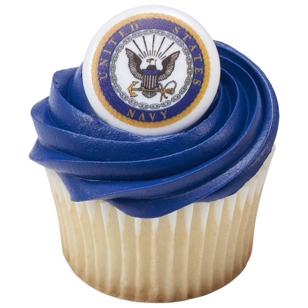 United States Navy Cupcake Rings