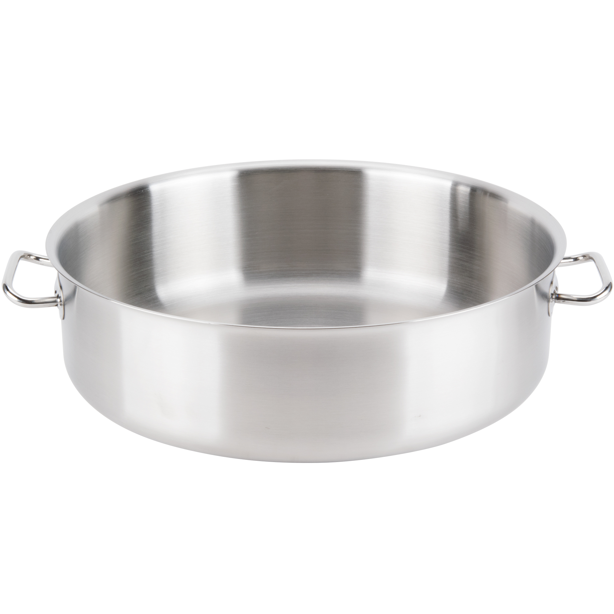 24quart Intrigue® stainless steel brazier with natural finish