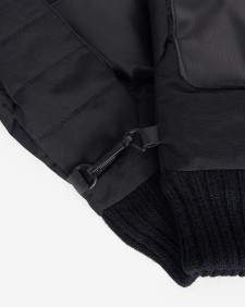 Banff Quilted Gloves Classic Black