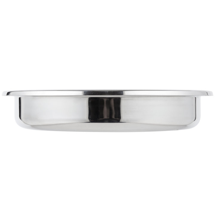 6-quart replacement stainless steel food pan for Intrigue® round induction chafer