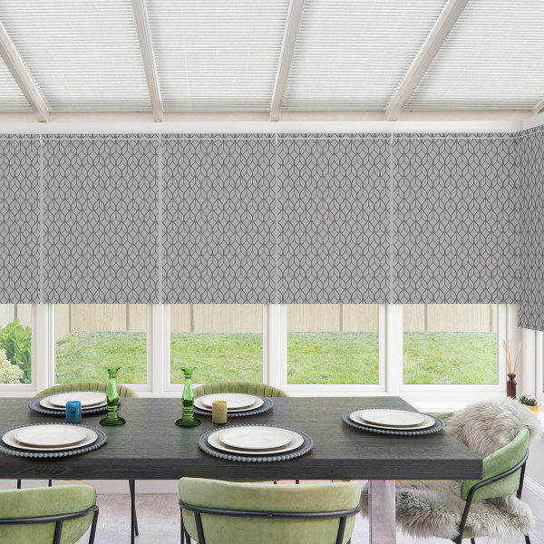 Sabine Blackout Dove Roller Blind