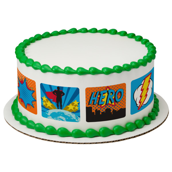 Comic Strip Bursts PhotoCake® Edible Image® Strips