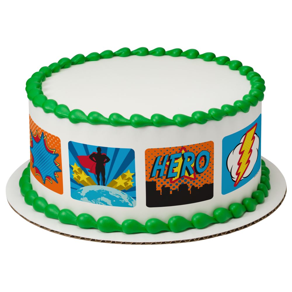 Image Cake Comic Strip Bursts