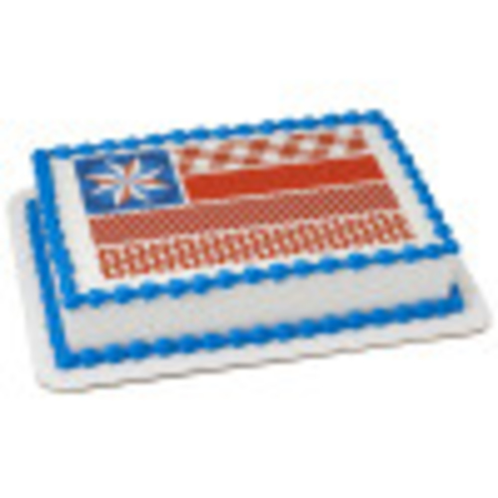 Order Cottagecore American Flag Edible Image® By Photocake® Cake From