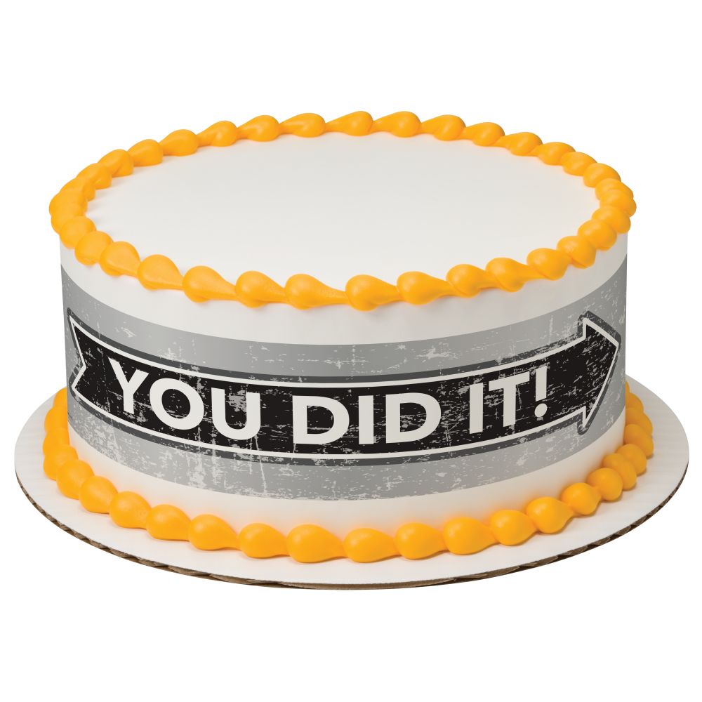 Image Cake Marquee You Did It!