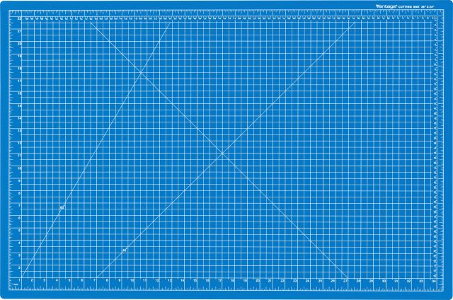 Dahle’s Vantage® Self-Healing Cutting Mats are extremely durable and provide 1/8” of work surface protection.