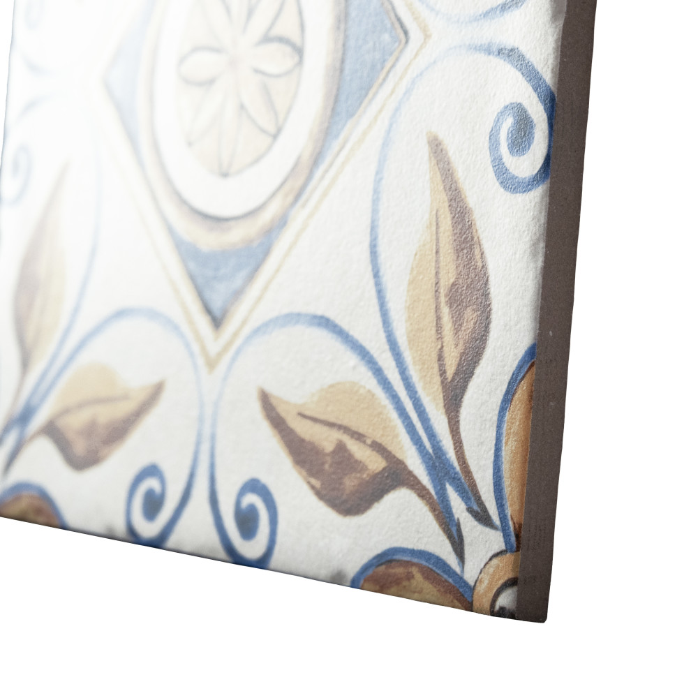 Toscana Giotto Decoro Mix 7-7/8 in. x 7-7/8 in. Porcelain Floor and Wall Tile