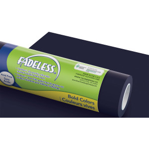 Bulletin Board Art Paper, Rich Blue, 48" x 50', 1 Roll