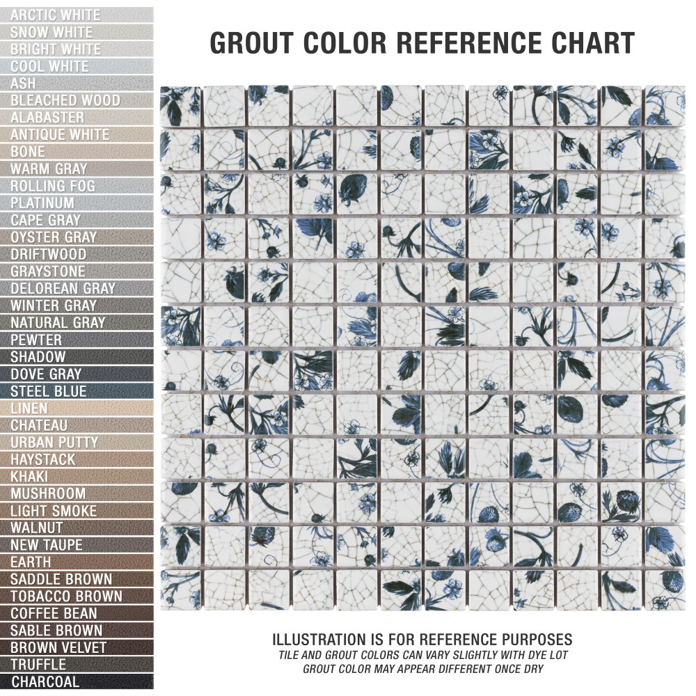 Sample – Strawberry Fields Porcelain Mosaic Tile