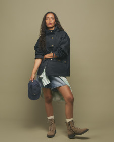 Cecile Showerproof Jacket Dark Navy