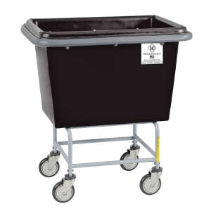 R&B Wire, Elevated Poly Bumper Truck, 6 Bushel, Black
