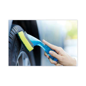 3M, Scotch-Brite, Heavy Duty Soap Dispensing Dishwand, Round, 2.6"x3", Green