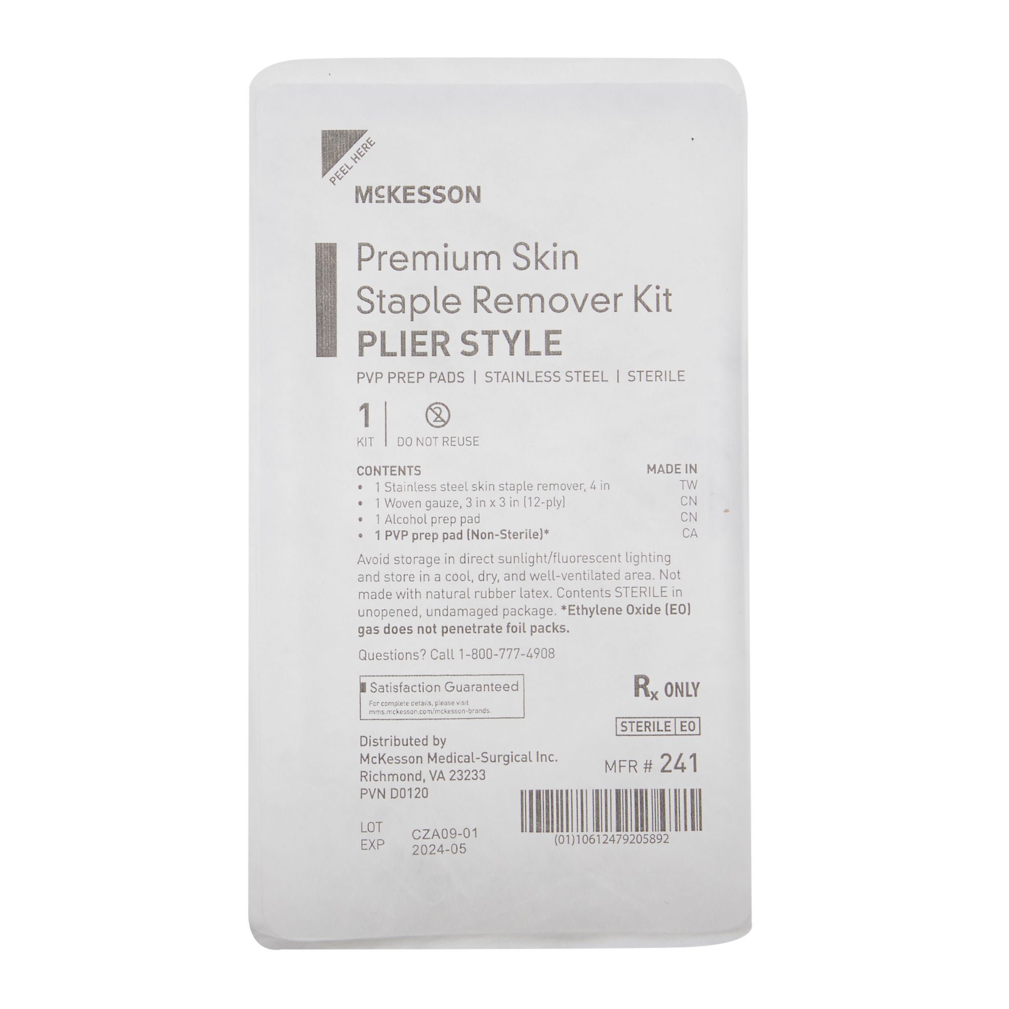 McKesson Skin Staple Removal Kit