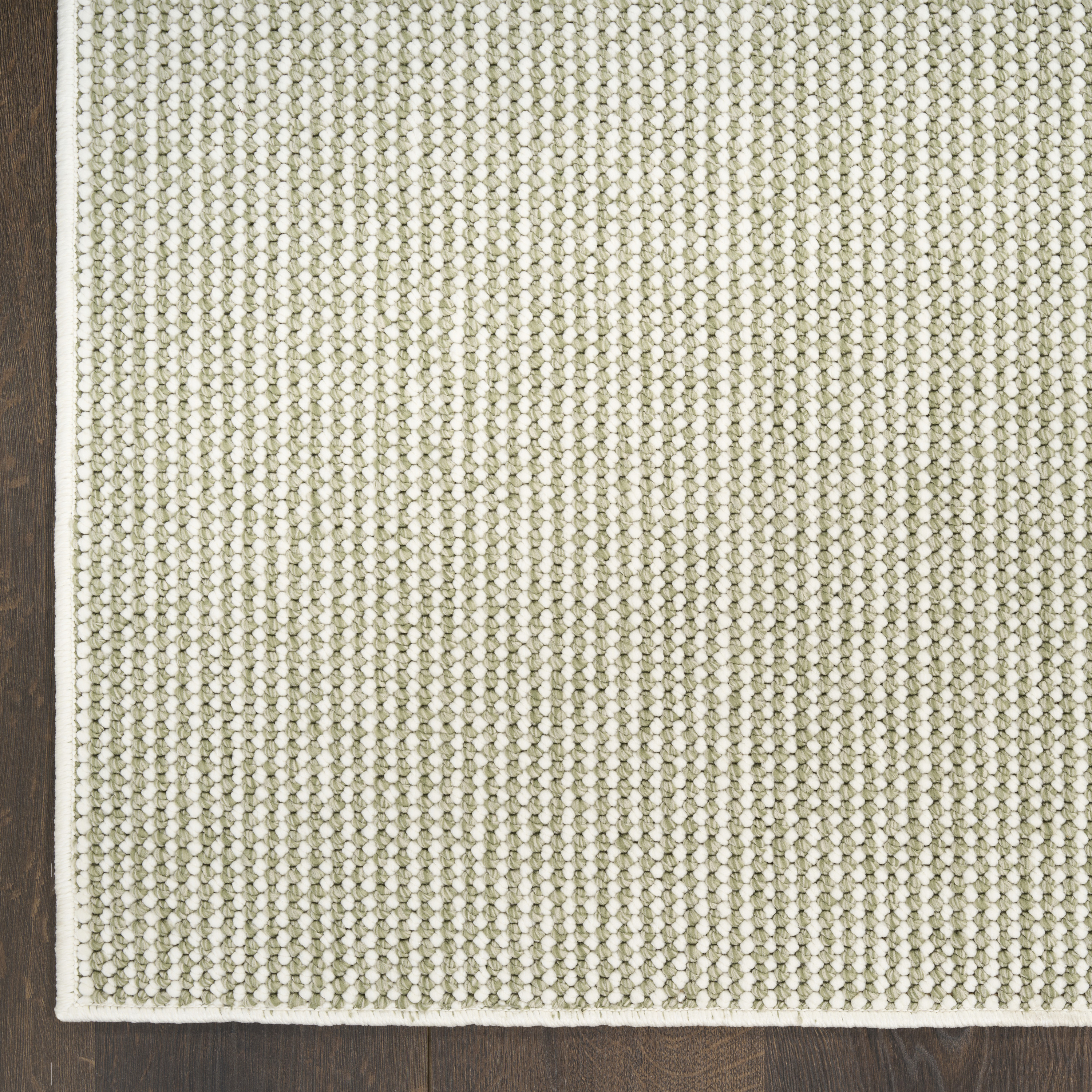Nourison Natural Texture 5'3" x 7' Ivory Green Farmhouse Indoor Rug
